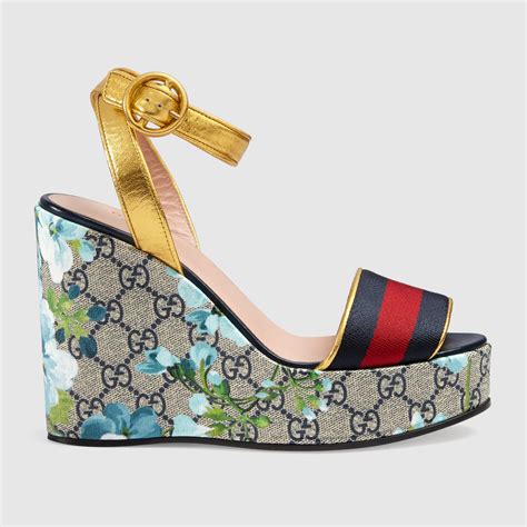 gucci platform samdals|gucci platform wedge sandal.